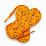 Schnürsenkel für Schlittschuhe gewachst neonorange – Bild 2