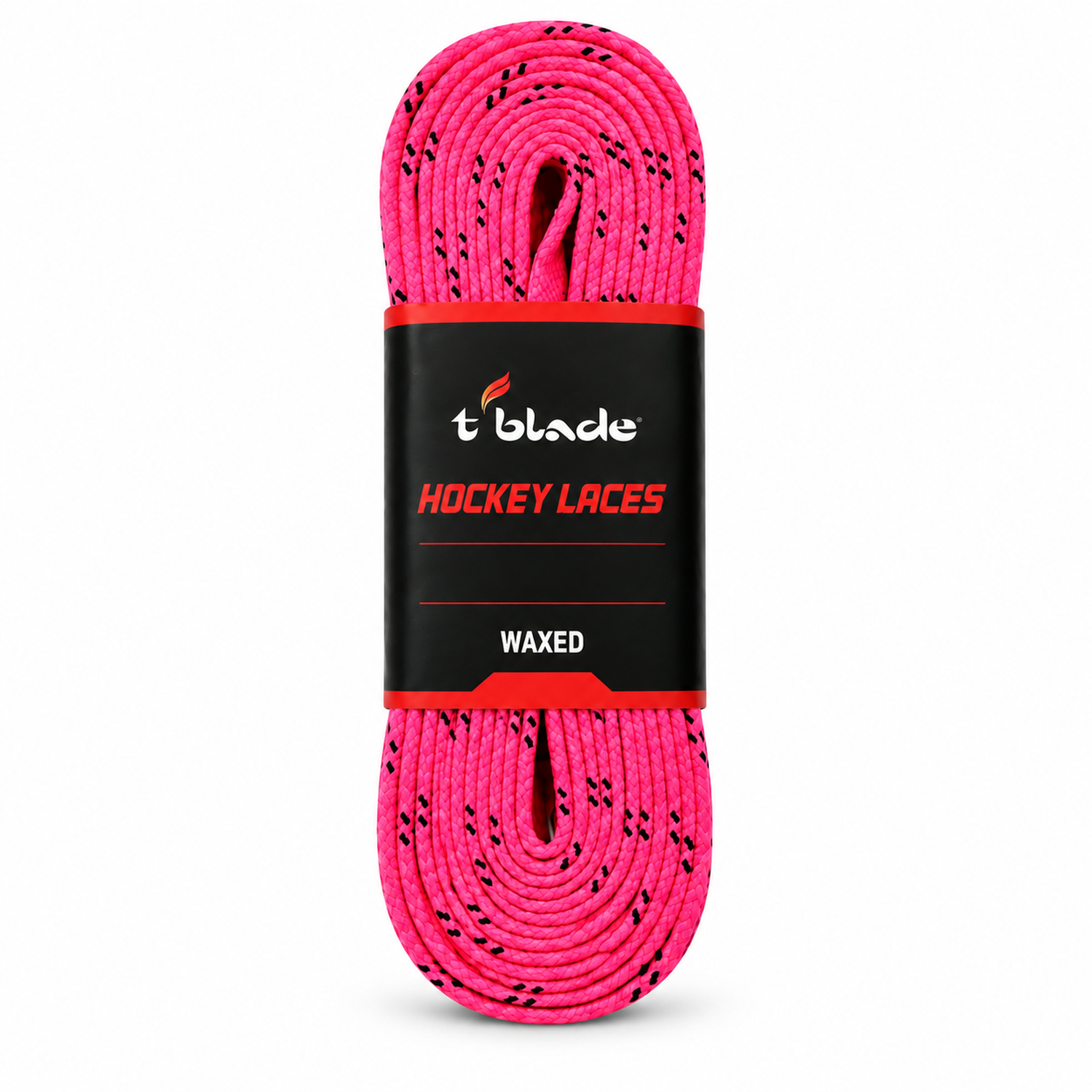 Schnürsenkel für Schlittschuhe gewachst pink von t-blade