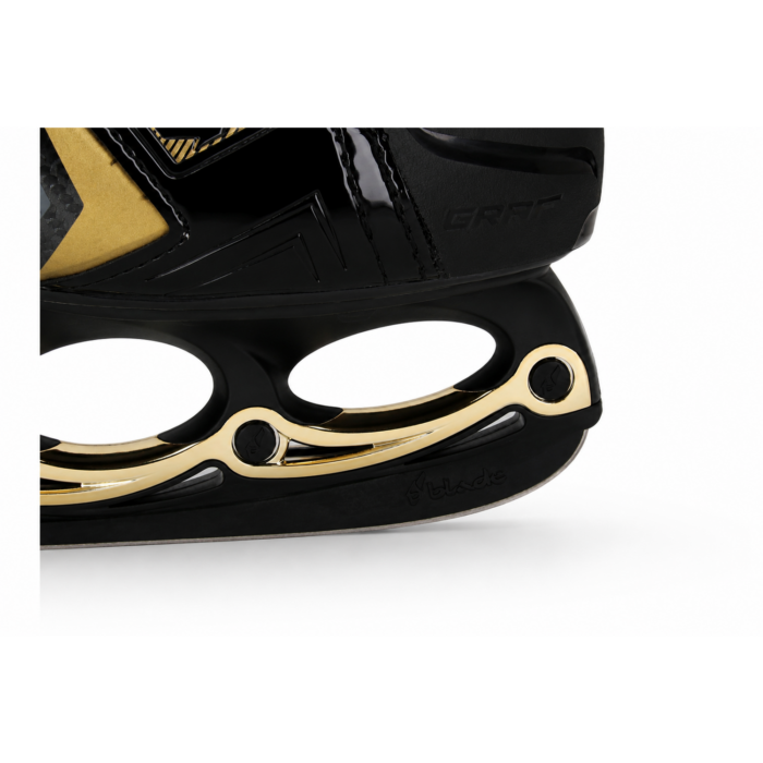 GRAF Ultra T-Blade Schlittschuh GOLD-Edition | Bundle – Bild 6
