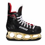 Bauer Vapor X250 T-Blade Schlittschuh Schwarz/Rot-Gold – US 7.5