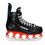 Bauer X-LP T-Blade Schlittschuh Schwarz/Blau-Orange – US 13.5 / EU 48