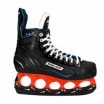 Bauer X-LP T-Blade Schlittschuh Schwarz/Blau-Orange – US 11.5 / EU 45.5
