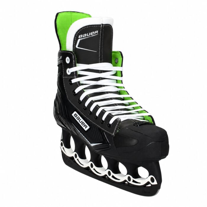 Bauer X-LS T-Blade Schlittschuh Schwarz/Grün-Weiß – US 12.5 / EU 47 – Bild 2