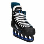 Bauer X-LP T-Blade Schlittschuh Schwarz/Metallic-Blau – US 9.5 / EU 43 – Gebrauchsspuren – Bild 2