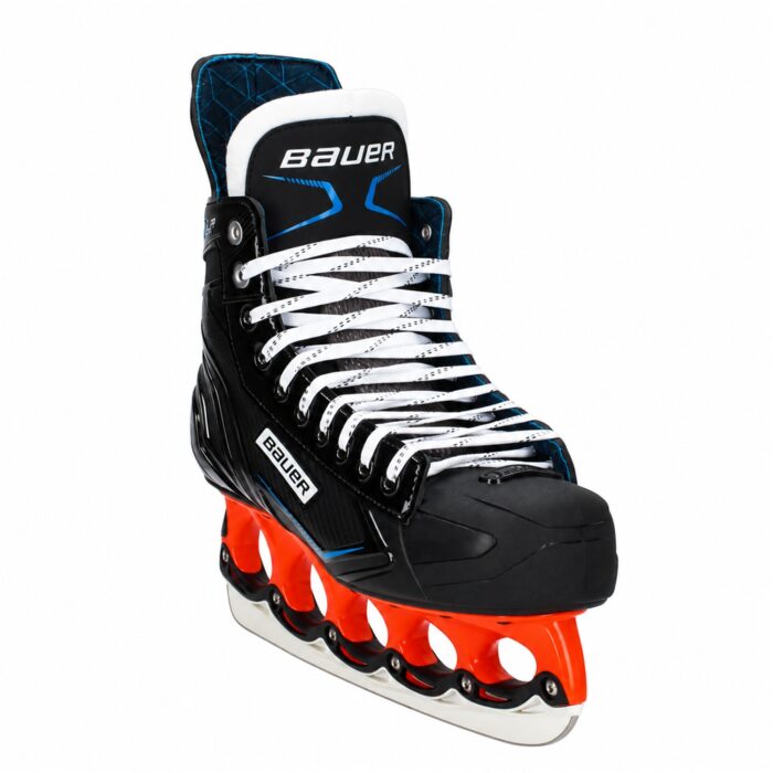 Bauer X-LP T-Blade Schlittschuh Orange/Weiß – Bild 2