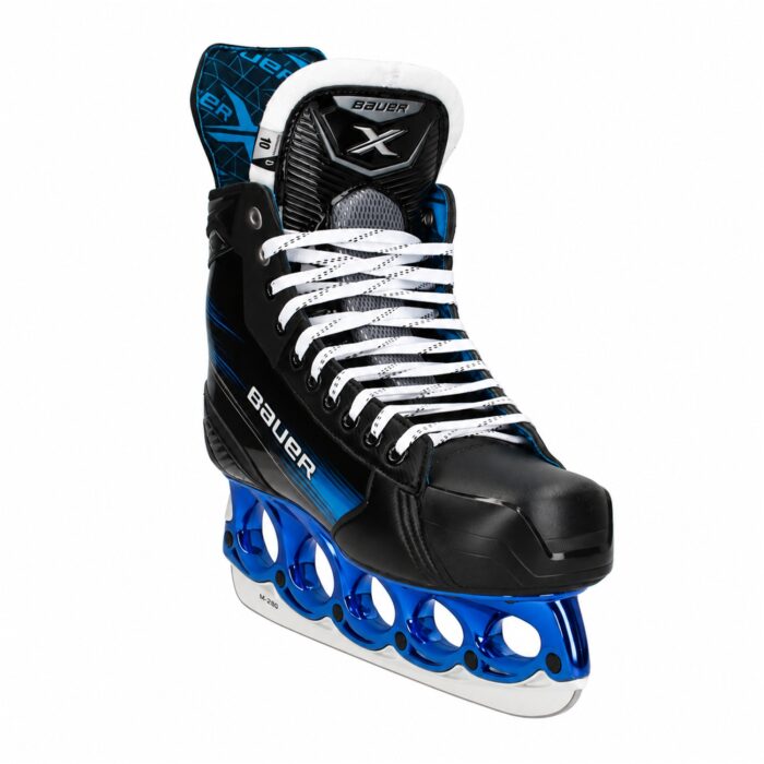 Bauer X T-Blade Schlittschuh Metallic-Blau/Weiß – US 11.5 / EU 45.5 – Bild 2