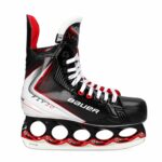 Bauer Fly30 T-Blade Schlittschuh Schwarz/Metallic-Rot – US 8.5 / EU 42