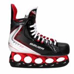 Bauer Fly30 T-Blade Schlittschuh Metallic-Rot/Schwarz – US 11.5 / EU 45