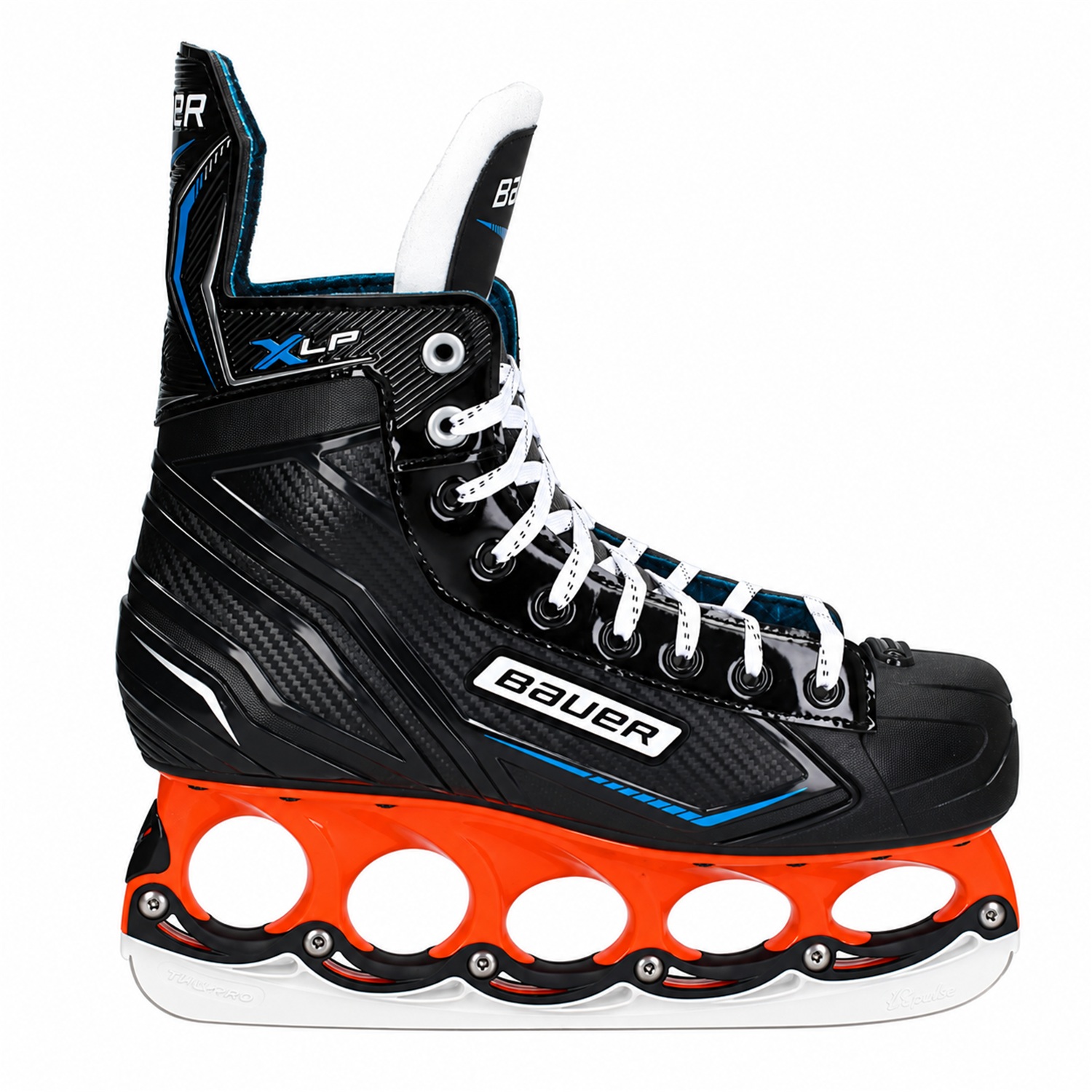 Bauer X-LP T-Blade Schlittschuh Orange/Schwarz – US 10.5 / EU 44.5 Bauer X-LP T-Blade Schlittschuh Orange/Schwarz – US 10.5 / EU 44.5 – Bild 1