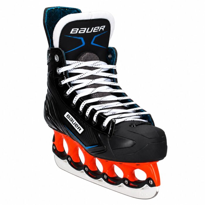 Bauer X-LP T-Blade Schlittschuh Orange/Schwarz – US 10.5 / EU 44.5 – Bild 2