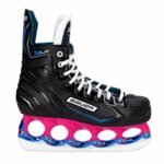 Bauer X-LP T-Blade Schlittschuh Pink/Metallic-Blau – US 10.5 / EU 44.5