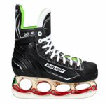 Bauer X-LS T-Blade Schlittschuh Gold/Metallic-Rot – US 10.5 / EU 44.5