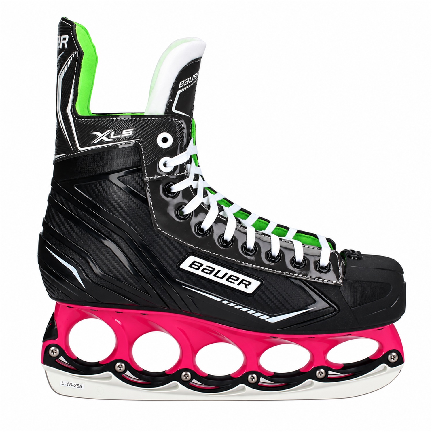 Bauer X-LS T-Blade Schlittschuh Pink/Schwarz – US 12.5 / EU 47 Bauer X-LS T-Blade Schlittschuh Pink/Schwarz – US 12.5 / EU 47 – Bild 1