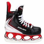Bauer Fly30 T-Blade Schlittschuh Metallic-Rot/Chrome – US 6 / EU 38.5