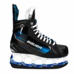 Bauer X T-Blade Schlittschuh Weiß/Metallic-Blau – US 8.5 / EU 42