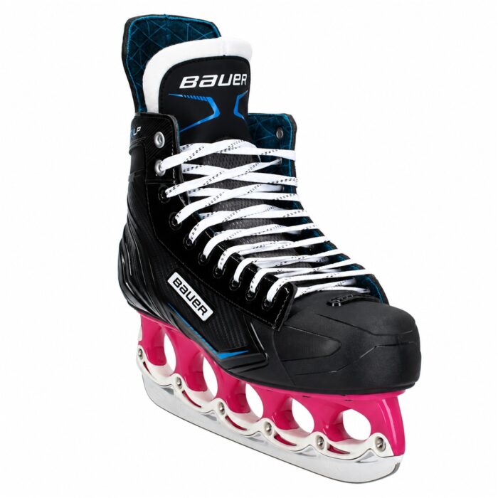 Bauer X-LP T-Blade Schlittschuh Pink/Weiß – US 13.5 / EU 48 – Bild 2