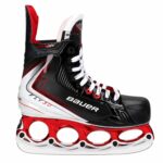 Bauer Fly30 T-Blade Schlittschuh Metallic-Rot/Chrome – US 6 / EU 38.5