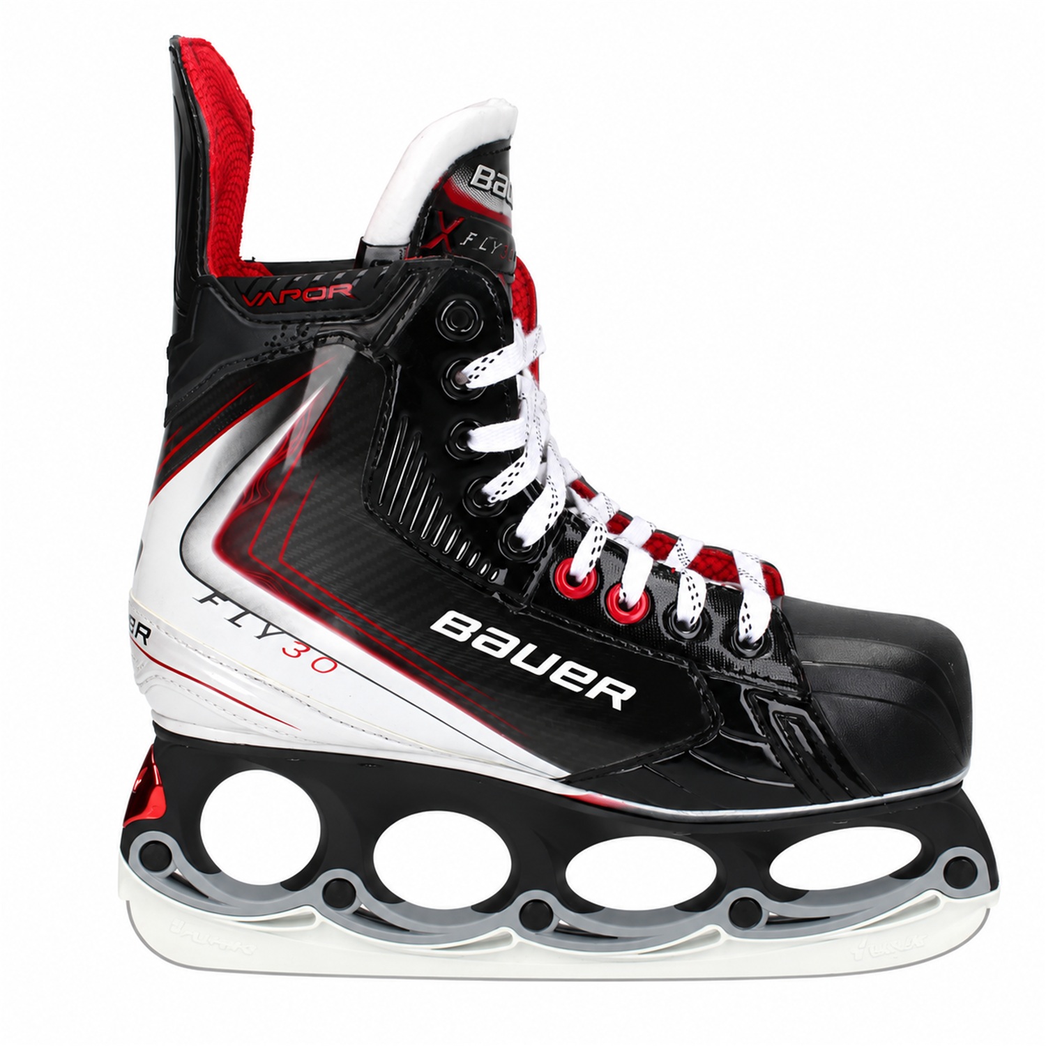 Bauer Fly30 T-Blade Schlittschuh Schwarz/Grau – US 6 / EU 38.5 Bauer Fly30 T-Blade Schlittschuh Schwarz/Grau – US 6 / EU 38.5 – Bild 1